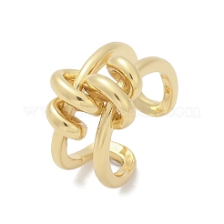 Brass Adjustable Cuff Rings for Women&nbsp;RJEW-C129-03G