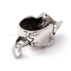 Tibetan Style 304 Stainless Steel Pendants&nbsp;STAS-P305-28AS