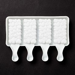 Food Grade DIY Rectangle Ice-cream Silicone Molds&nbsp;LS-DIY-D062-03B