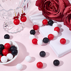 90Pcs 3 Colors Silicone Focal Beads&nbsp;SIL-BM0001-09
