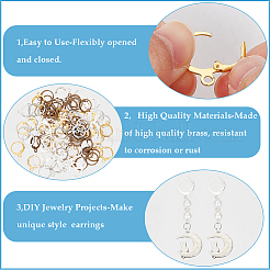 120Pcs 4 Colors Brass Leverback Earring Findings&nbsp;KK-SP0001-02