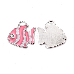Alloy Enamel Pendants&nbsp;ENAM-P152-M