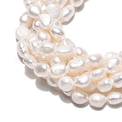 Natural Cultured Freshwater Pearl Beads Strands&nbsp;PEAR-N028-03