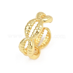 Brass Adjustable Cuff Rings for Women&nbsp;RJEW-H256-18G