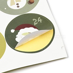Christmas Advent Calendar Stickers&nbsp;DIY-L050-A02