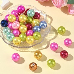 ABS Plastic Imitation Pearl Round Beads&nbsp;SACR-S074-20mm-M