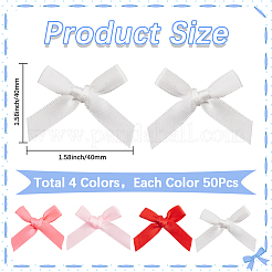 200Pcs 4 Styles Handmade Polyester Costume Accessories&nbsp;DIY-SP0004-74