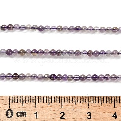 Natural Amethyst Beads Strands&nbsp;G-RM2025-37-2mm