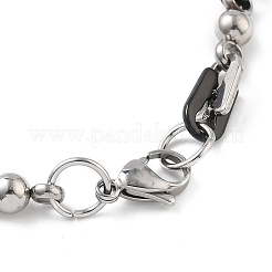PVD Vacuum Plating 201 Stainless Steel Round & Arch Link Chain Necklace & Bracelets Set&nbsp;SJEW-G083-13EBP