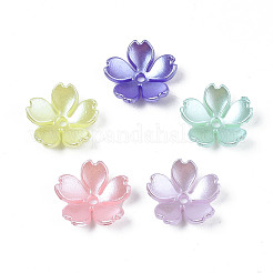 Spray Paint ABS Plastic Imitation Pearl Beads&nbsp;X-MACR-N013-002