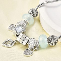 Alloy European Beads Charm Bracelets&nbsp;BJEW-F495-11P