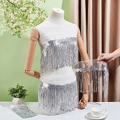 Polyester Fringe Lace Trim&nbsp;DIY-WH0671-008C