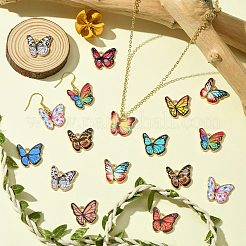60Pcs 12 Colors Alloy Enamel Pendants&nbsp;FIND-CJ0011-13