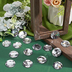100Pcs Acrylic Rhinestone Cabochons&nbsp;TACR-CY0001-01B