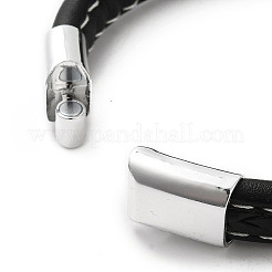 Word Love You Forever Stainless Steel Interlocking Knot Link Bracelet&nbsp;JB753A