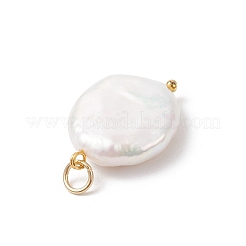Natural Keshi Pearl Pendants&nbsp;PALLOY-JF04189-02