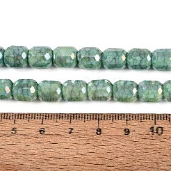 Anti-Tarnish Electroplate Glass Beads Strands&nbsp;EGLA-N027-03A-15