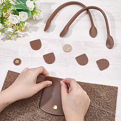 DIY PU Leather Handbag Making Kits&nbsp;PURS-CL0001-43B