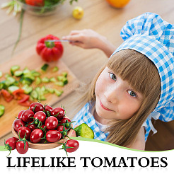 Plastic Simulation Tomato&nbsp;AJEW-WH0696-141