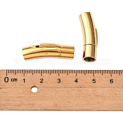 304 Stainless Steel Bayonet Clasps&nbsp;LS-STAS-I013-6mm-G