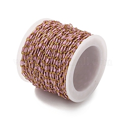 304 Stainless Steel Enamel Cable Chains&nbsp;CHS-R020-02G-05