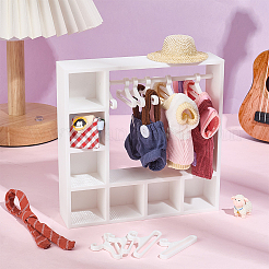 2Pcs Plastic Wardrobe Model&nbsp;DIY-UN0008-30A