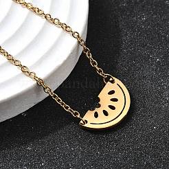 Funny 201 Stainless Steel  Watermelon Link Bracelets&nbsp;BJEW-B128-01G