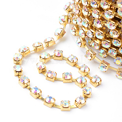 Iron Rhinestone Strass Chains&nbsp;CHC-T002-SS6-02C-1
