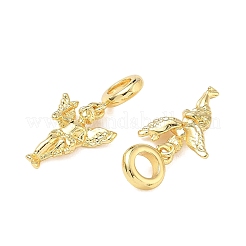 Brass Angel European Dangle Charms&nbsp;KK-L256-35G