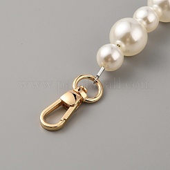 Resin Imitation Pearl Bead Bag Straps&nbsp;FIND-WH0143-53A-KCG