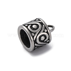304 Stainless Steel Pendants&nbsp;STAS-D301-08AS-02