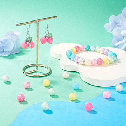 200Pcs Opaque ABS Plastic Beads&nbsp;MACR-TA0002-85