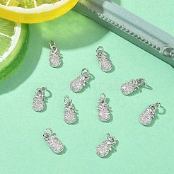 SHEGRACE Brass Micro Pave Cubic Zirconia Pendants&nbsp;XGRQ3D148-478P