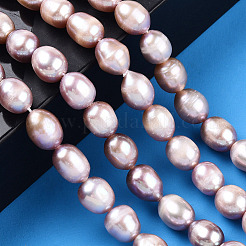 Natural Cultured Freshwater Pearl Beads Strands&nbsp;PEAR-N012-07P