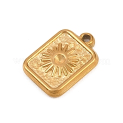 304 Stainless Steel Pendant Rhinestone Settings&nbsp;STAS-L313-10G