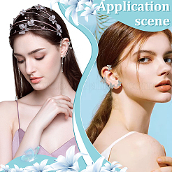 8Pcs 8 Styles Alloy Rhinestone Cuff Earrings&nbsp;EJEW-OC0001-05