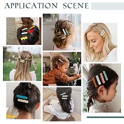 16Pcs 12 Style Fashion Acrylic Alligator Hair Clip&nbsp;PHAR-CA0001-003