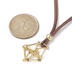 Crystal Holder Cage Necklaces&nbsp;NJEW-JN04586-01