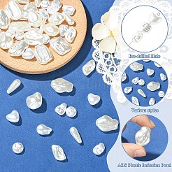 50Pcs 10 Styles ABS Plastic Imitation Pearl Beads&nbsp;KY-YW0002-30