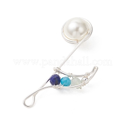 Faceted Round Natural Green Aventurine & Lapis Lazuli & Apatite Pendants&nbsp;PALLOY-TA00409