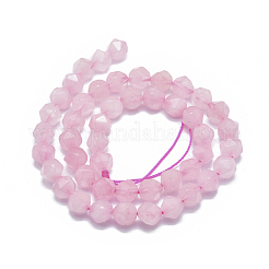 Natural Rose Quartz Beads Strands&nbsp;G-K303-B16-8MM