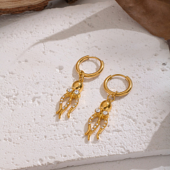 Octopus Stainless Steel Hoop Earrings&nbsp;GM3058