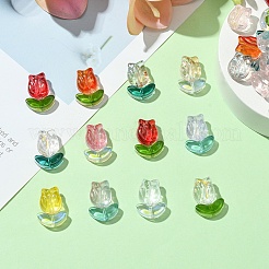 100Pcs 2 Styles Transparent Glass Beads&nbsp;GLAA-YW0003-44