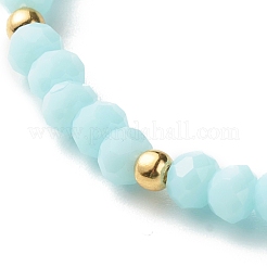 Glass Beads Stretch Bracelets Sets&nbsp;BJEW-JB06575-03