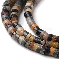 Natural Flower Amazonite Beads Strands&nbsp;X-G-E612-A02-B