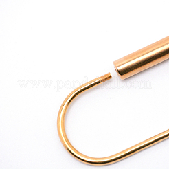 Brass Screw Carabiner Lock Charms&nbsp;KK-WH0034-20G