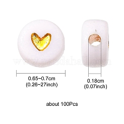 Plating Acrylic Beads&nbsp;PACR-YW0001-13