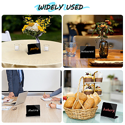 10Pcs Acrylic Mini Blackboard&nbsp;AJEW-WH0481-573