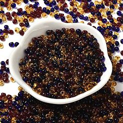 Transparent Colours Glass Seed Beads&nbsp;X1-SEED-P006-02A-10