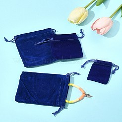 18Pcs 3 Styles Rectangle Velvet Drawstring Pouches&nbsp;TP-FS0001-04B